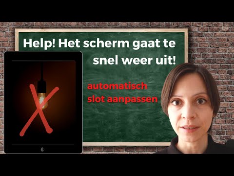 Help! Het scherm gaat te snel weer uit!😱 Automatisch Slot Aanpassen iPad - iPad Cursus Senioren📱