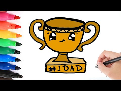 HOE TEKEN JE EEN BEKER VOOR VADERDAG? DRAWING FOR DAD!