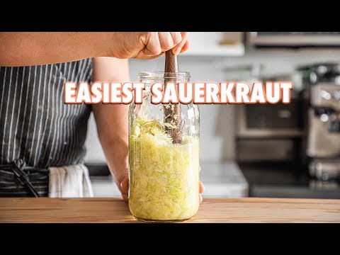 How To Make The Easiest Homemade Sauerkraut