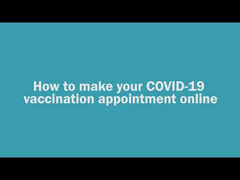 How to make your COVID-19 vaccination appointment online