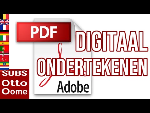 Hoe teken je een PDF met een digitale handtekening?