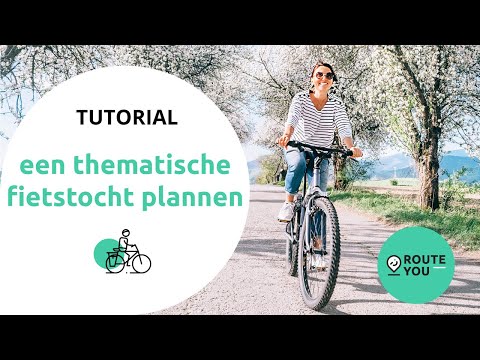 Snel een thematische fietsroute maken met RouteYou