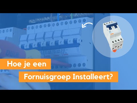 Hoe moet je een fornuisgroep kookgroep installeren in de groepenkast - Fornuisgroep Monteren