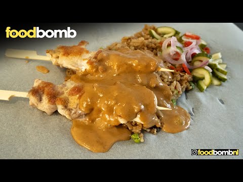 #270 Satésaus zelf maken met pindakaas | 🥜 🥜 🥜  Foodbomb