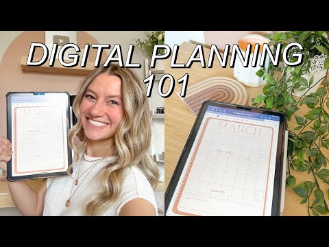 DIGITAL PLANNING FOR BEGINNERS (on iPad, iPhone, or MacBook!) *FREE 2023 PLANNER*