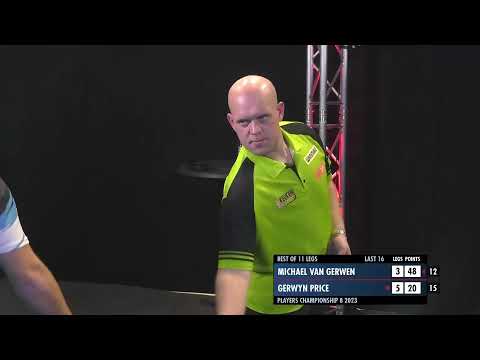 LIVE DARTS! Michael van Gerwen v Gerwyn Price | 2023 Players Championship 8