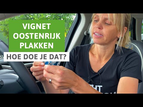 Vignet Oostenrijk plakken: zo doe je dat