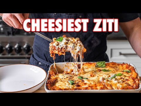 The Cheesiest Baked Pasta Ever (Baked Ziti 2 Ways)