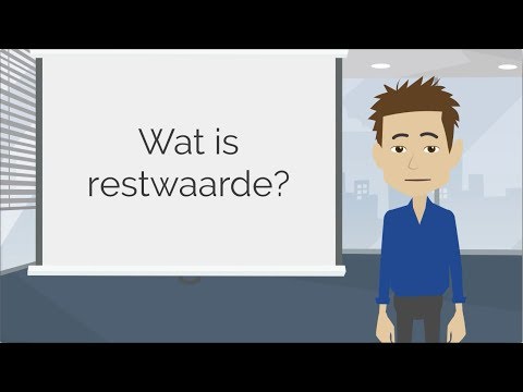 Wat is restwaarde? Boekhoudkundige termen