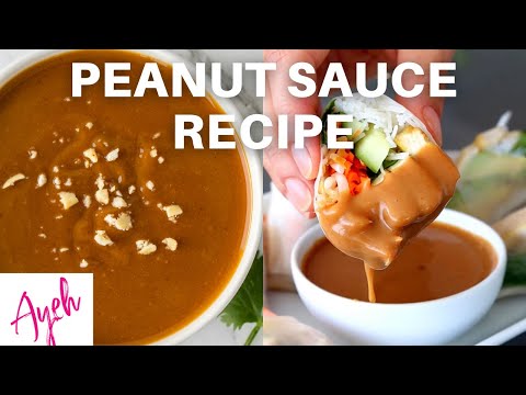 Peanut Sauce Recipe - Cooking With Ayeh